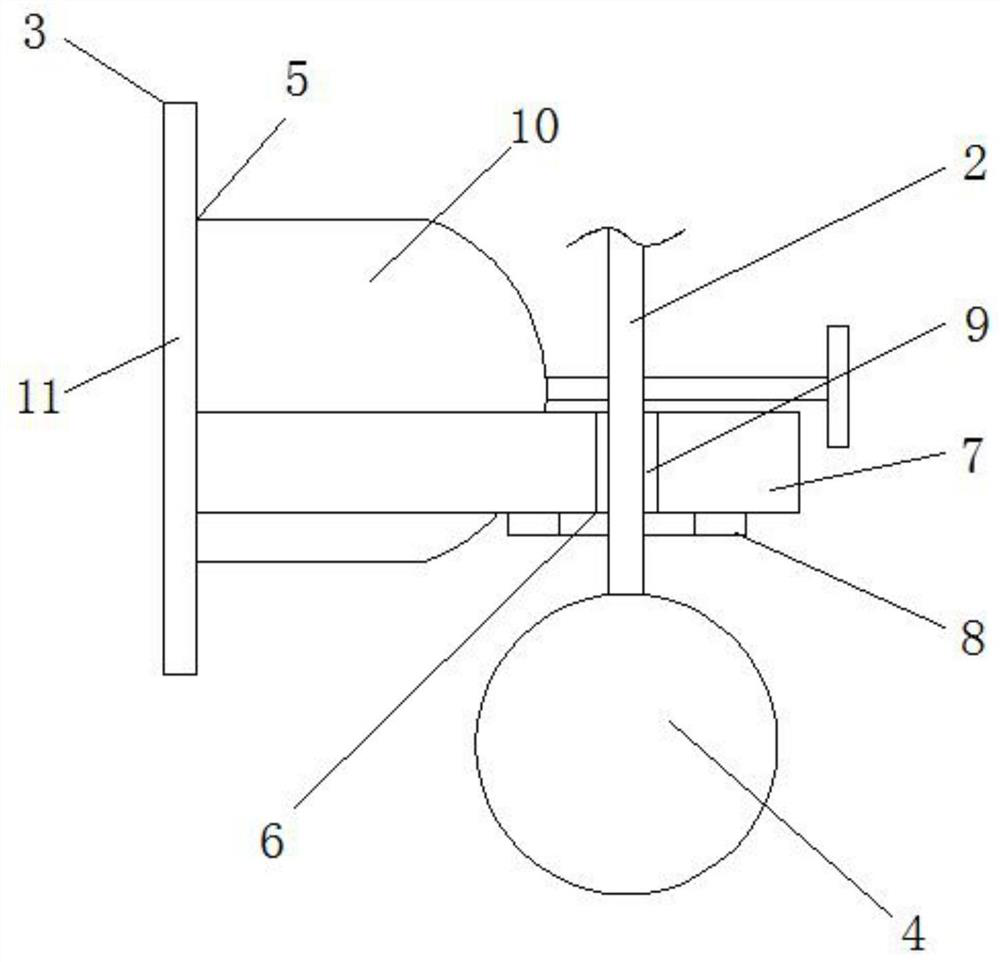 Window cleaning machine with safety protection structure