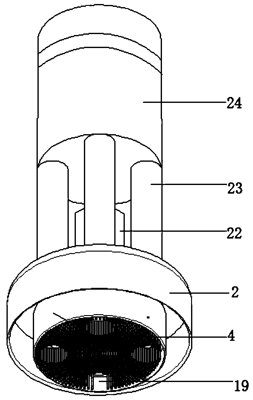 Smoke treatment device used for welding