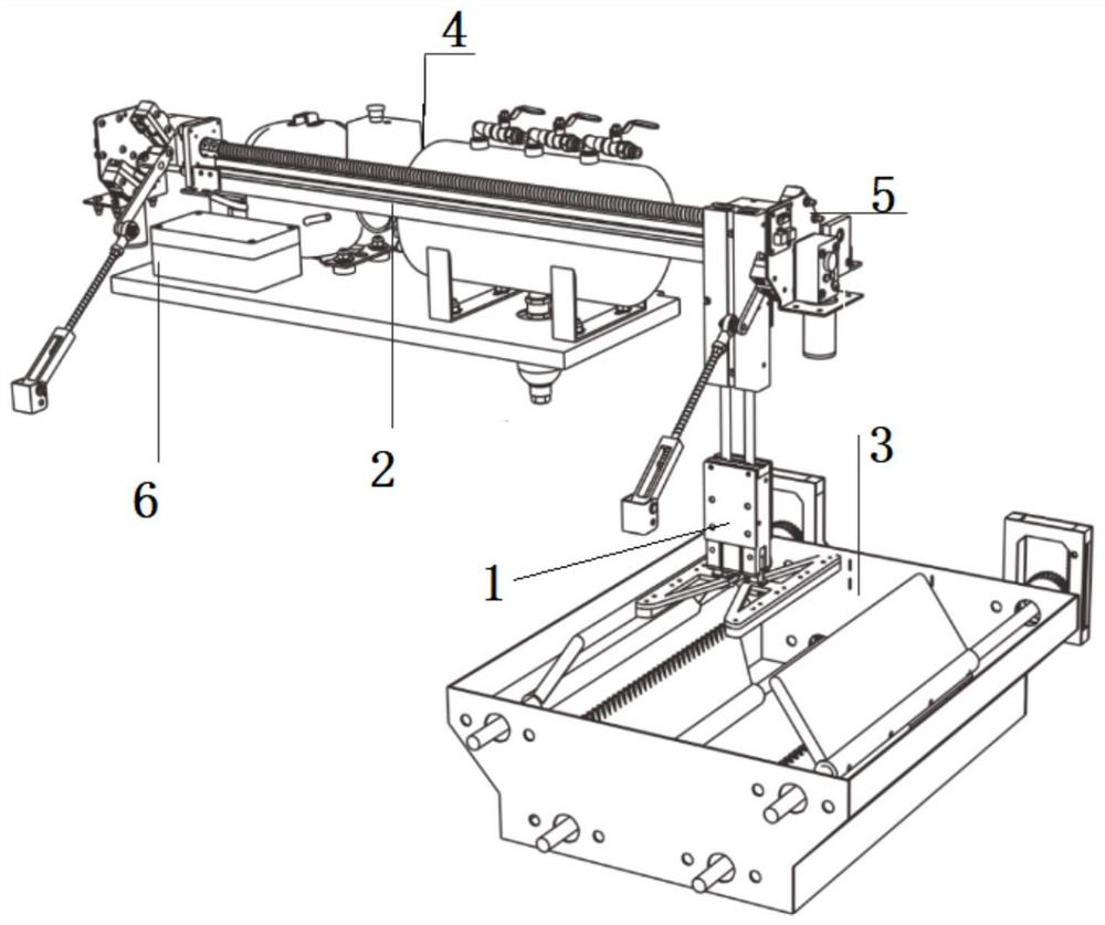 A bag breaking mechanism and bag automatic separation system