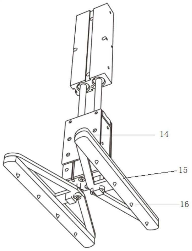 A bag breaking mechanism and bag automatic separation system