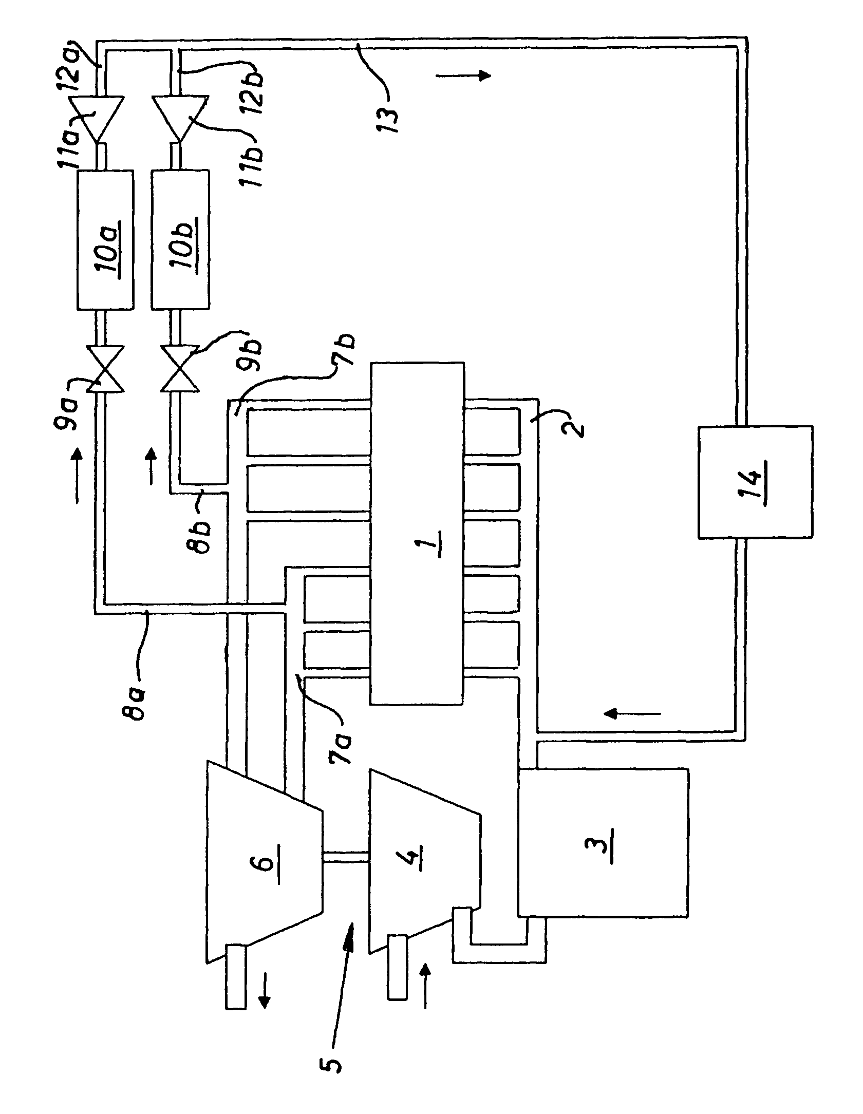 Two-stage cooled exhaust gas recirculation system