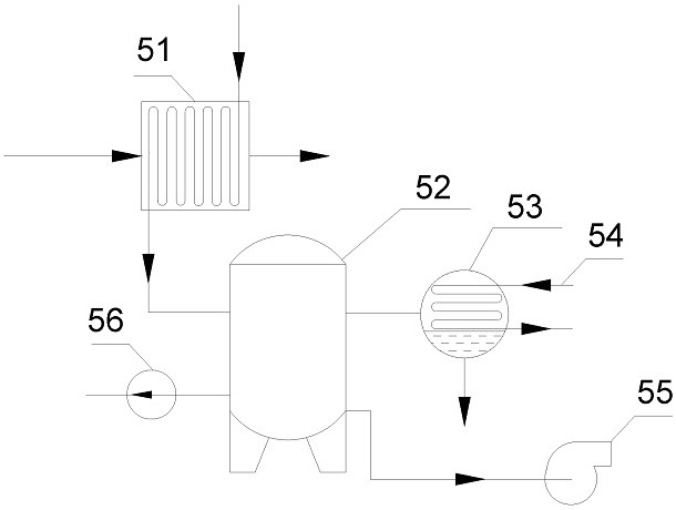 Water-saving demister flushing device based on slurry separation and working method thereof