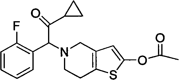 Prasugrel intermediate and preparation method thereof