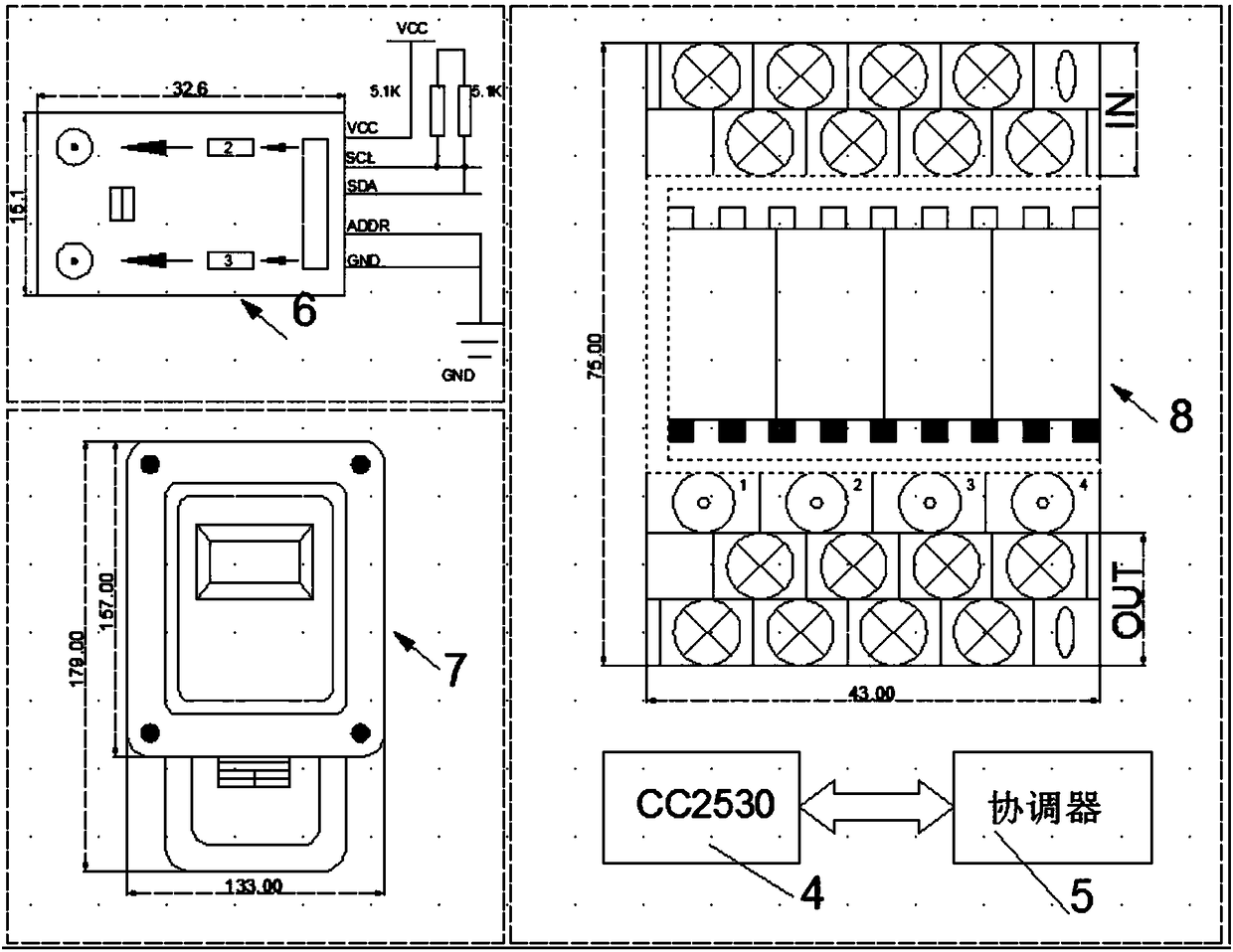 Intelligent orchard humidity and temperature perception and light control system