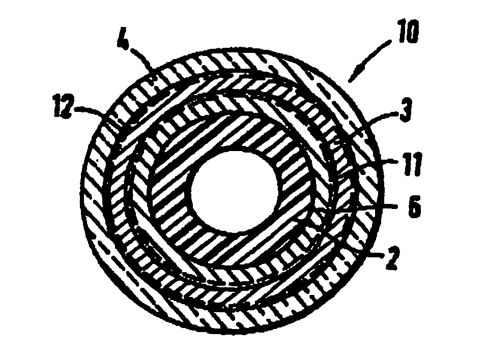Flexible extruded plastic profile, especially plastic tube and method for producing the same