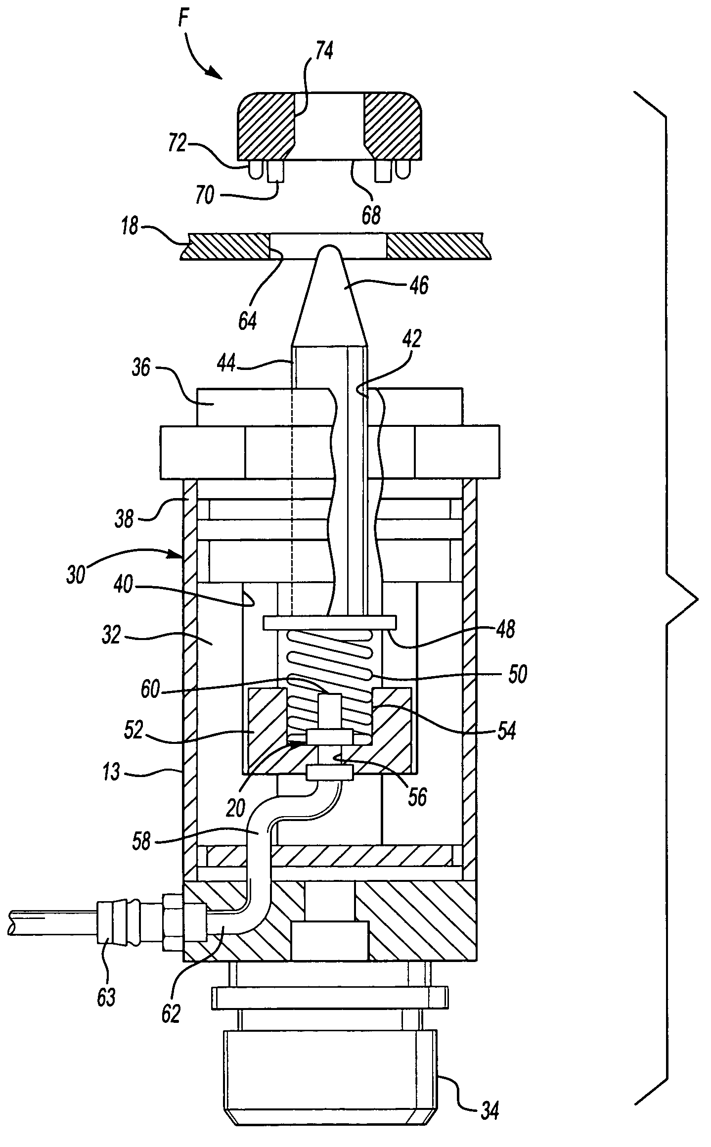 Resistance welding fastener electrode and monitor and method of using same
