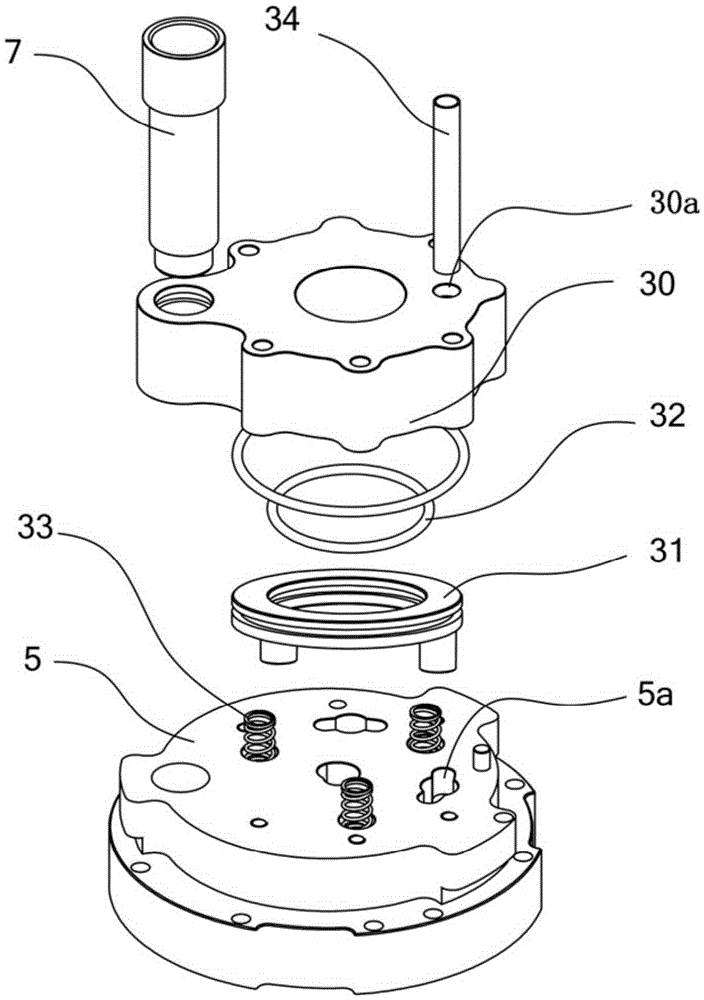 Capacity changing mechanism for scroll compressor and scroll compressor