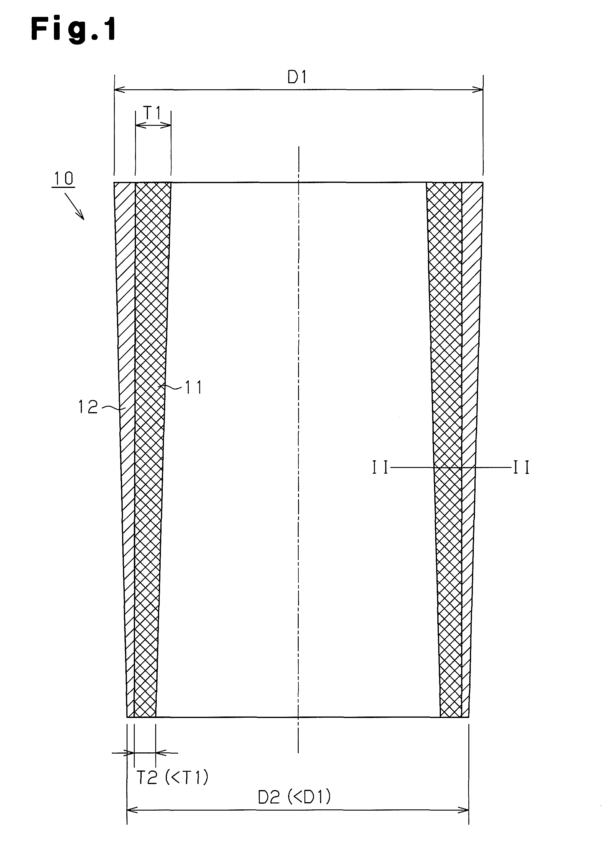 MMC cylinder liner and method for producing the same