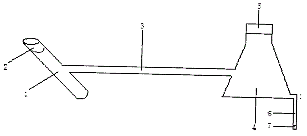 Device for reduction of copper oxide by hydrogen