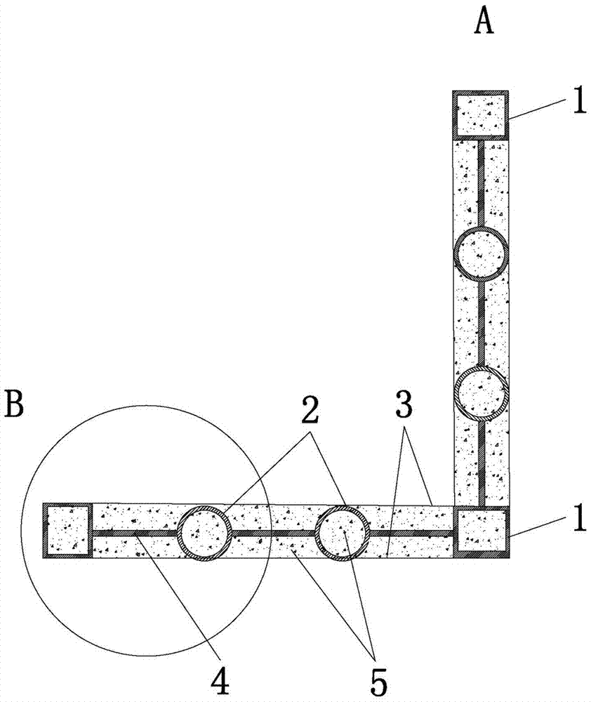 L-shaped assembled core column steel plate shear wall and assembly construction method thereof