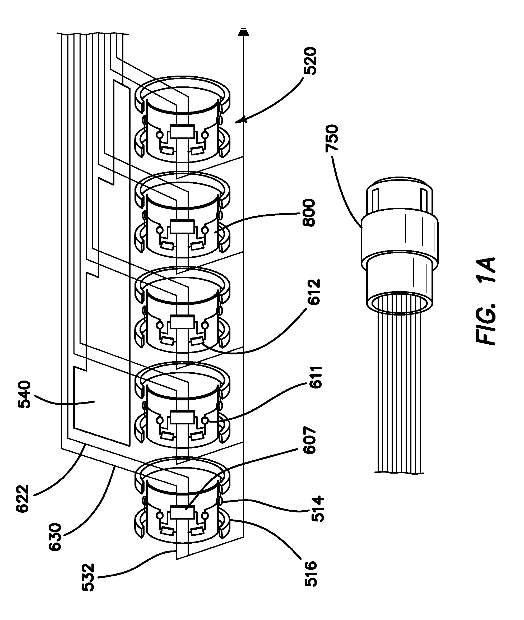 Method and apparatus for measuring biopotential and mapping ephaptic coupling employing a catheter with mosfet sensor array
