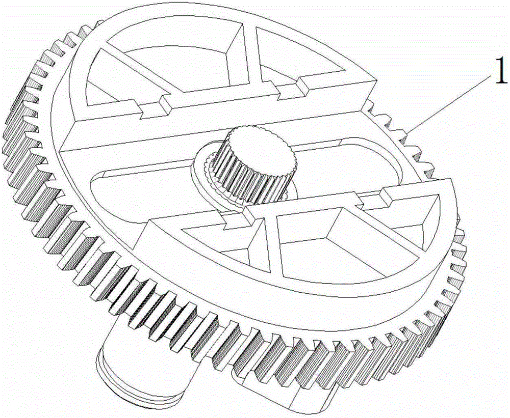Worm and helical gear transmission pair based on variable pressure angle and application of worm and helical gear transmission pair