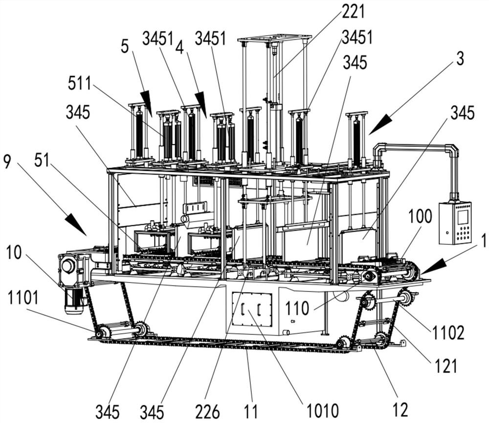 Pushing type ultrasonic cleaning machine and cleaning method thereof and cleaning system