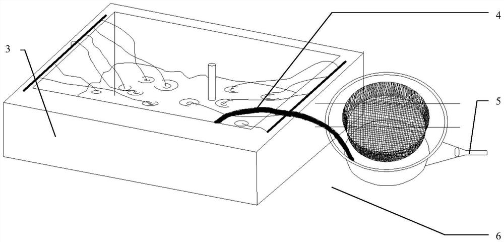 A device and method for increasing the hatching rate of meretrix meretrix