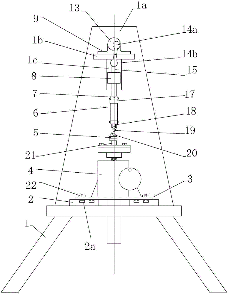 Impacting-sliding composite frictional wear testing device and method thereof