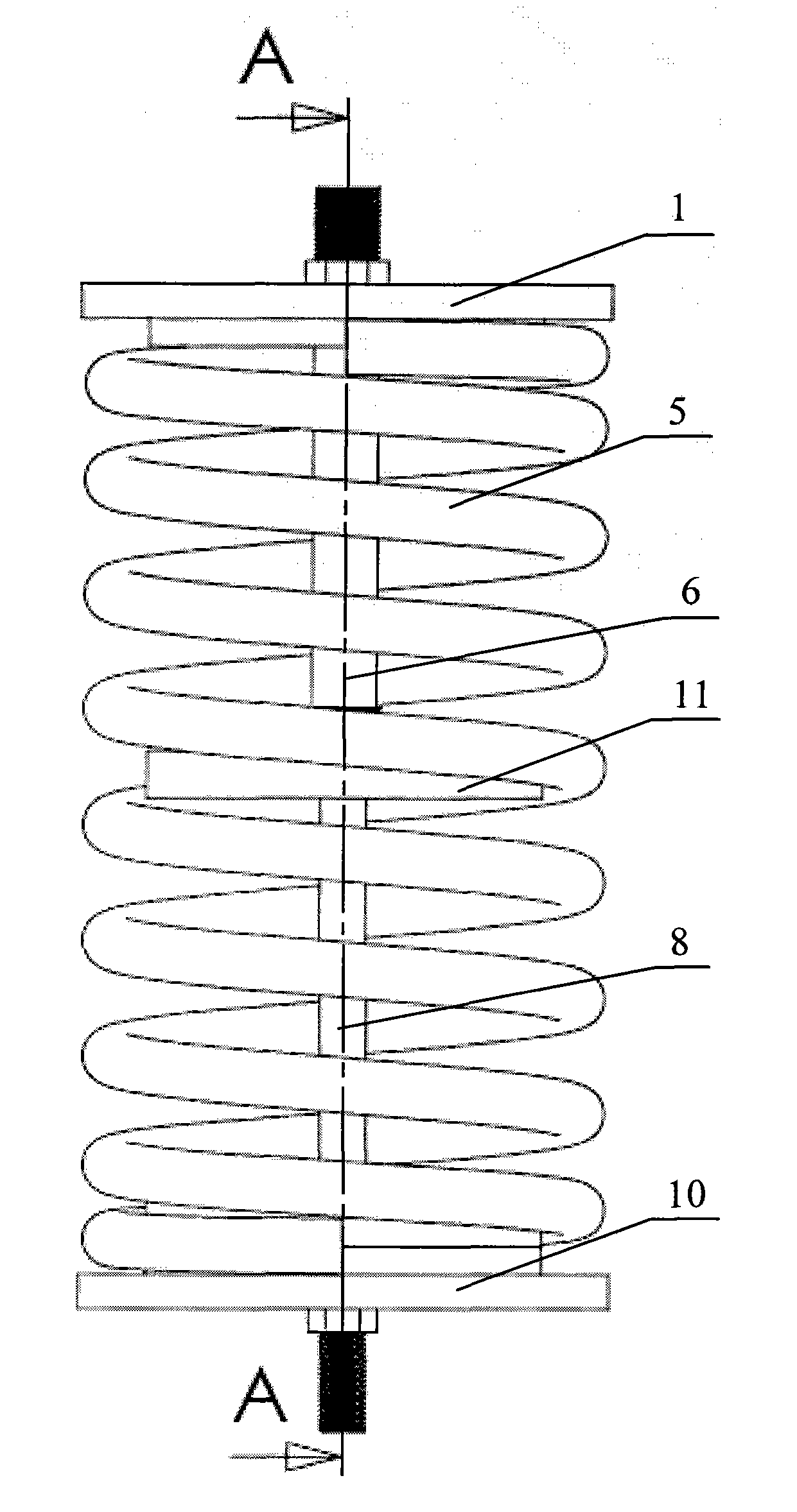 Magnetic rigidity-controlled suspension spring mechanism