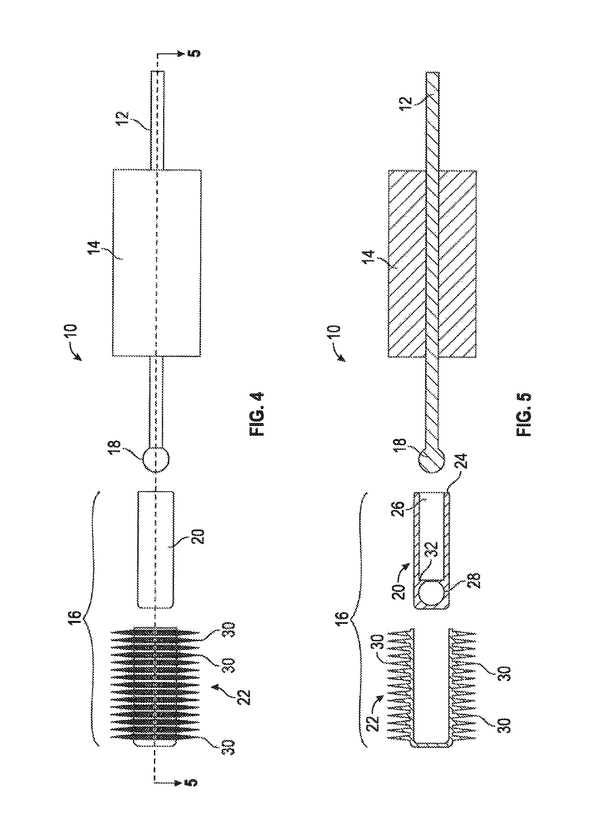 Twisted in wire brush having a molded tip and method of assembly therefor