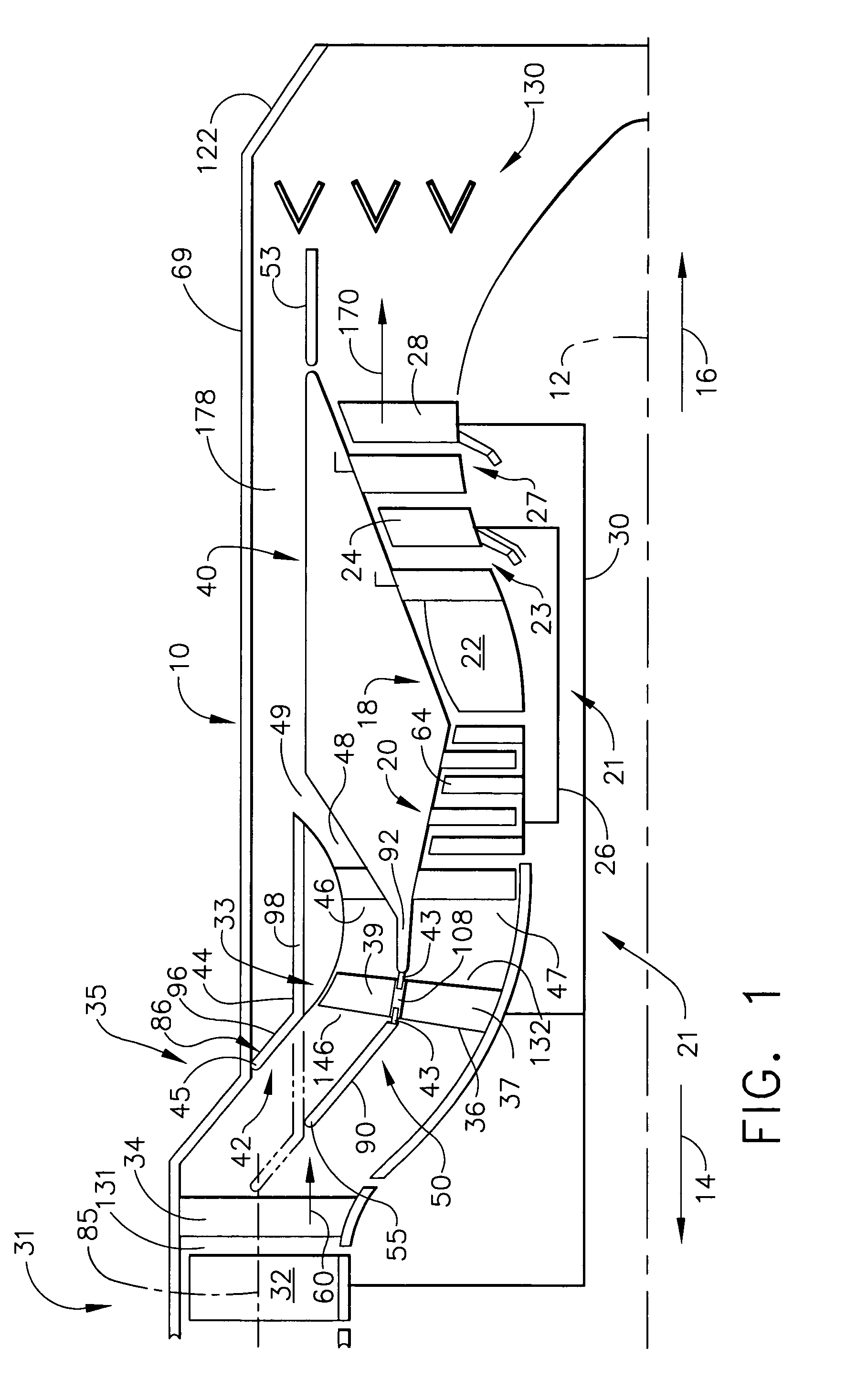 Gas turbine engine with variable pressure ratio fan system