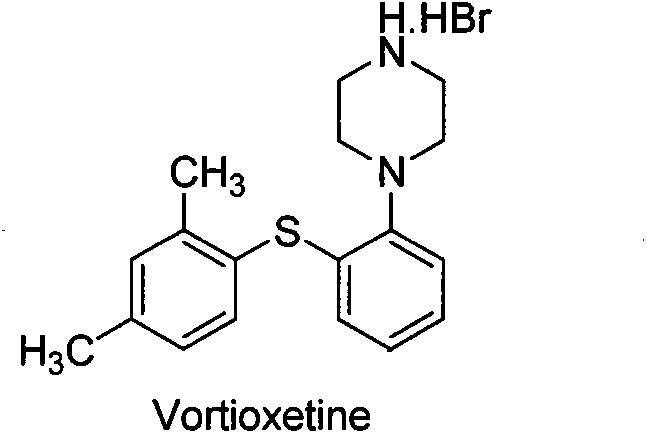 Beta type efficient vortioxetine hydrobromide crystal transformation method