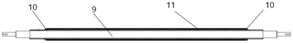 Method for manufacturing metal brush roller of roller-bottom heat treatment furnace