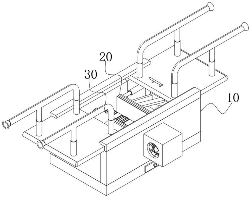 Baked product baking device based on repeated rotation for easy baking