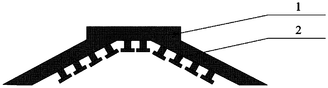 Biomimetic dry-adhesion pickup structure with negative pressure assistance and preparation technology