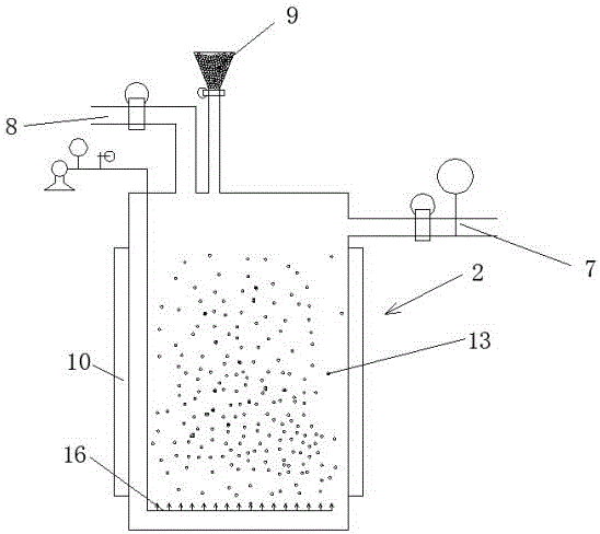 Two-stage sewage treatment system and using method thereof