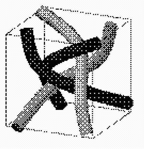 New-structure three-dimensional fabric and its knitting method