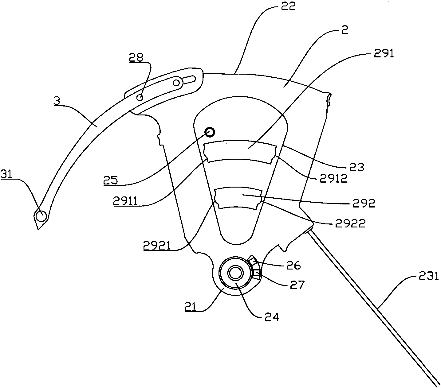 Weft selector and weft selecting device