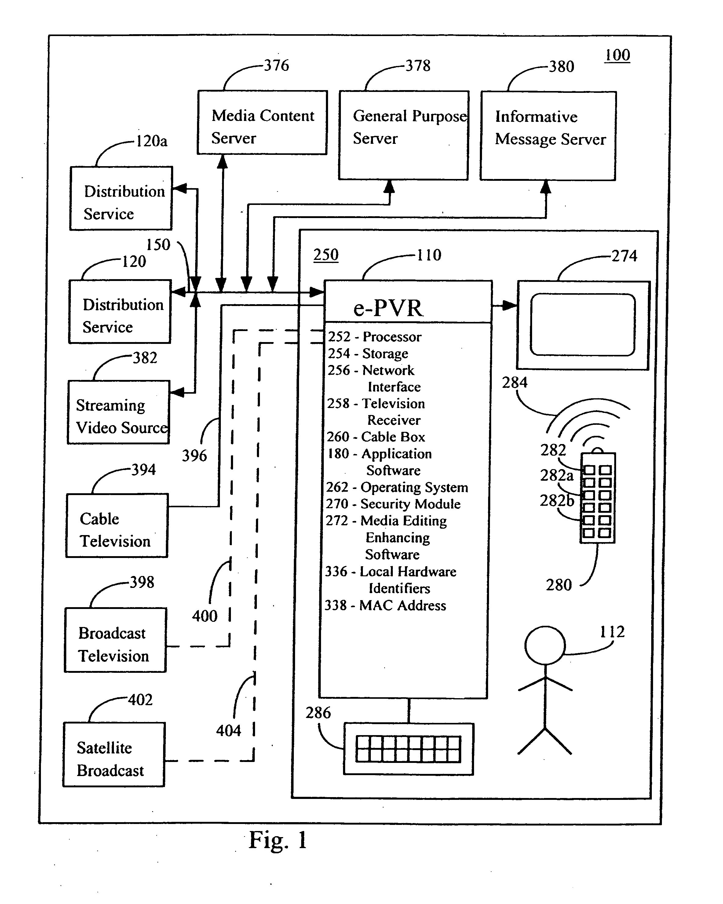 Messaging method and apparatus for use in digital distribution systems