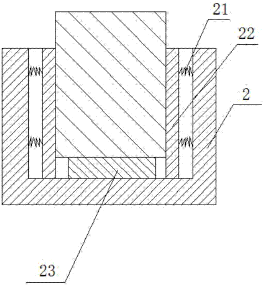 Instrument mounting box of instrument supporting device
