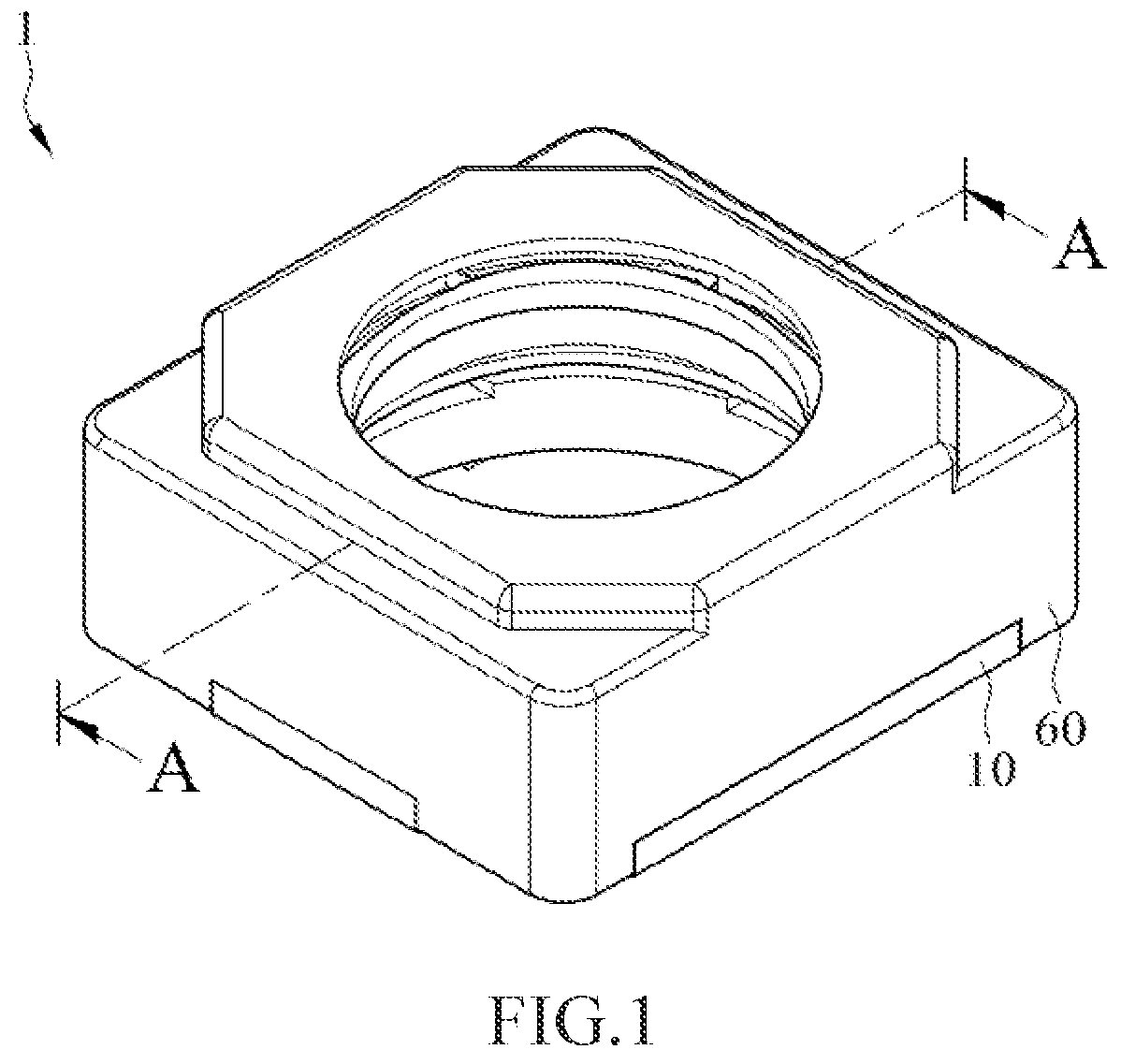 Anti-twist structure of voice coil motor