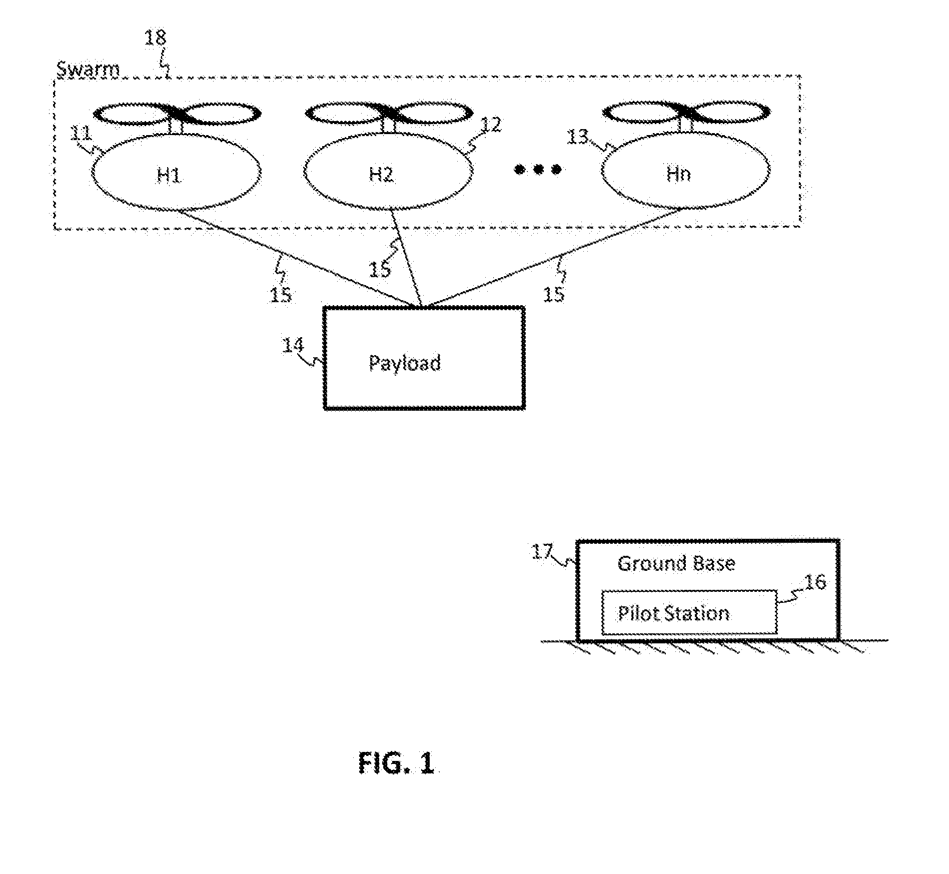 System and method for multiple vehicles moving a common payload