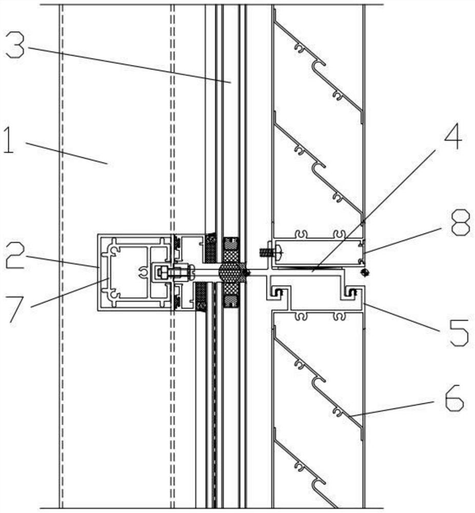 Closing-in installing structure of detachable shutter