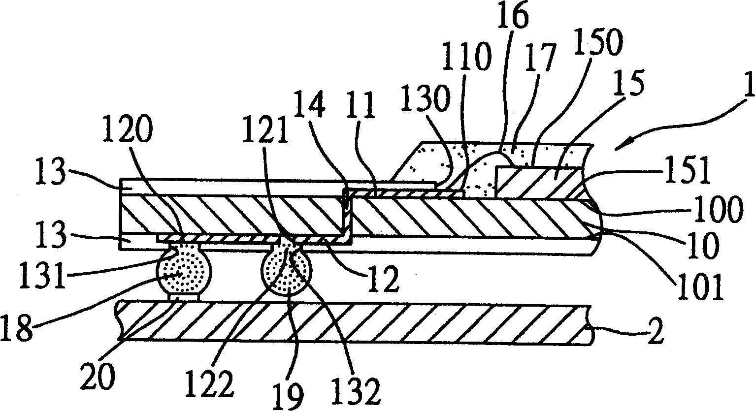 Ball grid array semiconductor package