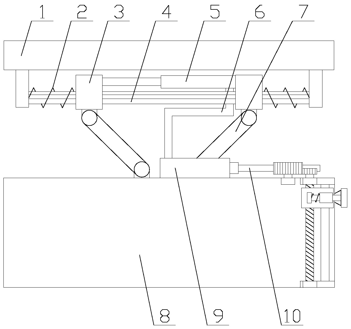 Vibration reduction type camera with clear shooting function for intelligent pipe gallery