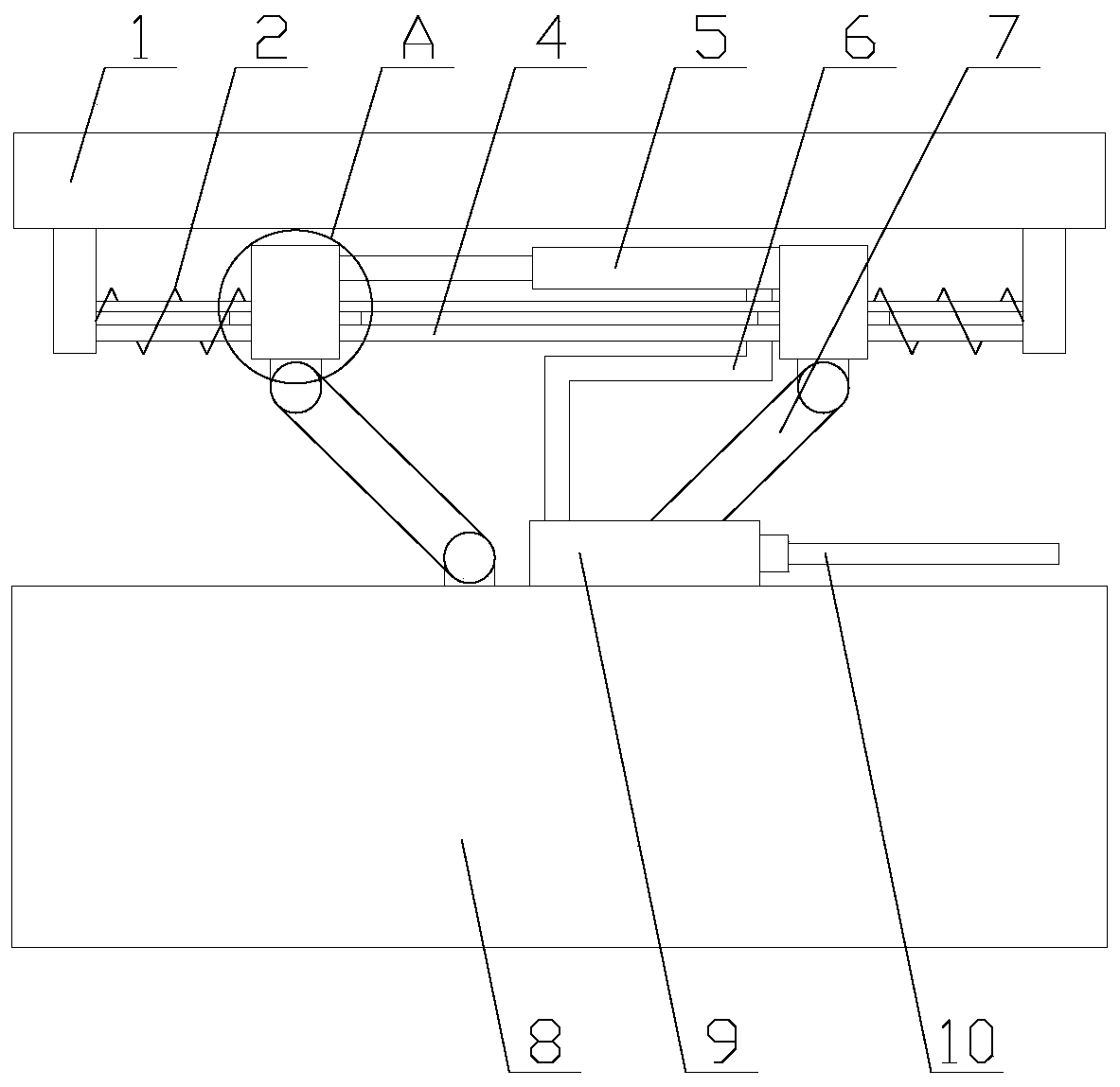 Vibration reduction type camera with clear shooting function for intelligent pipe gallery