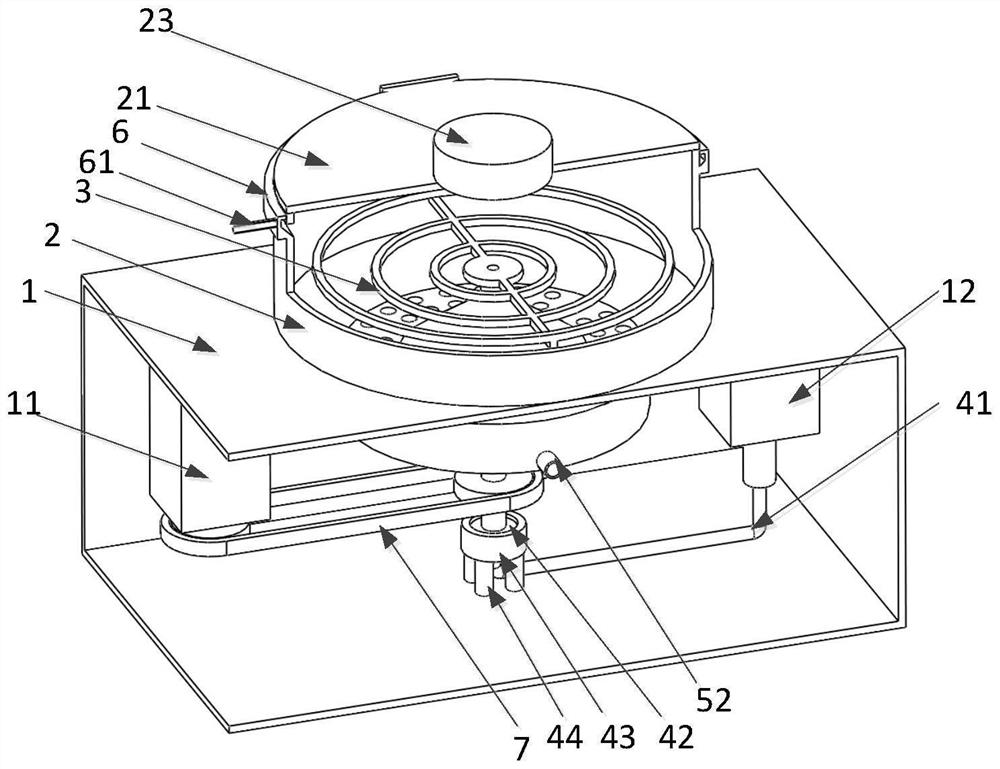 Wafer drying machine and implementation method