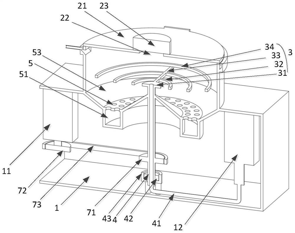 Wafer drying machine and implementation method