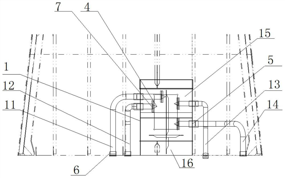 Ventilation system for ship liquid tank