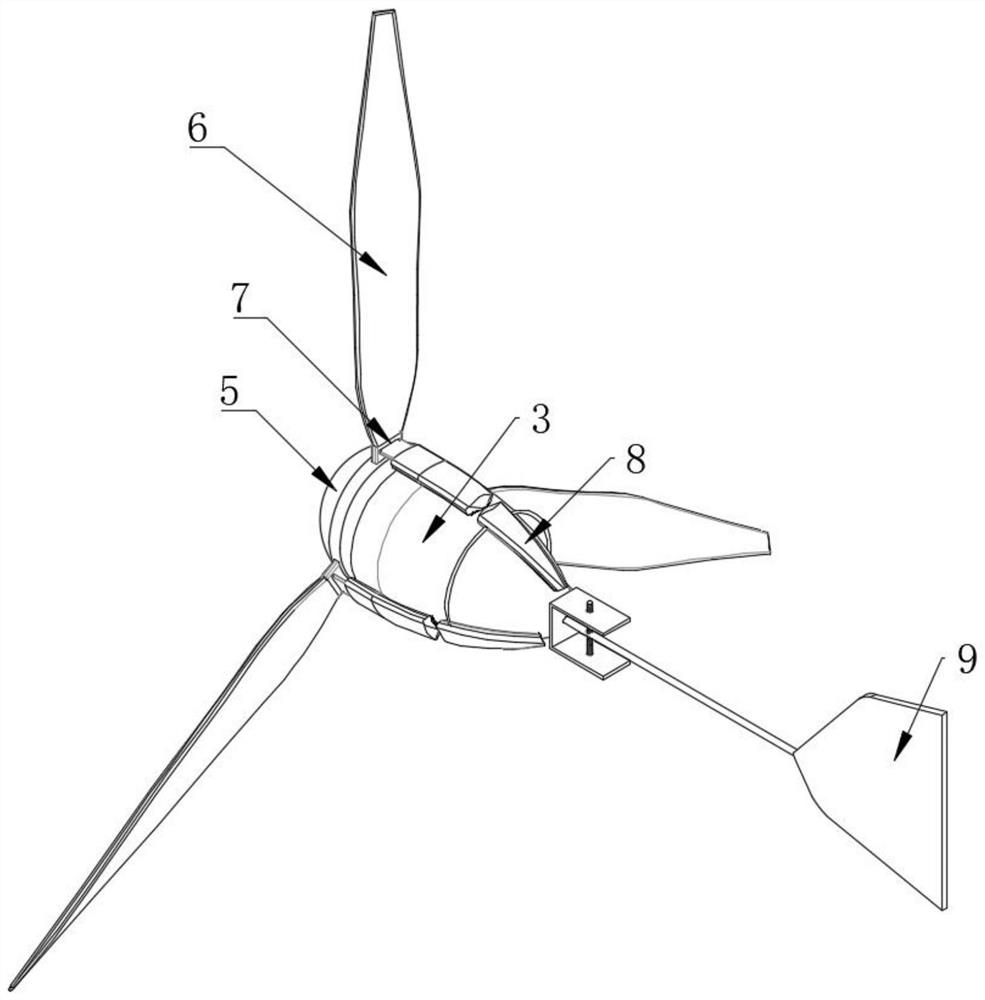 A kind of self-adaptive wind and dust-proof wind power wind energy generating equipment