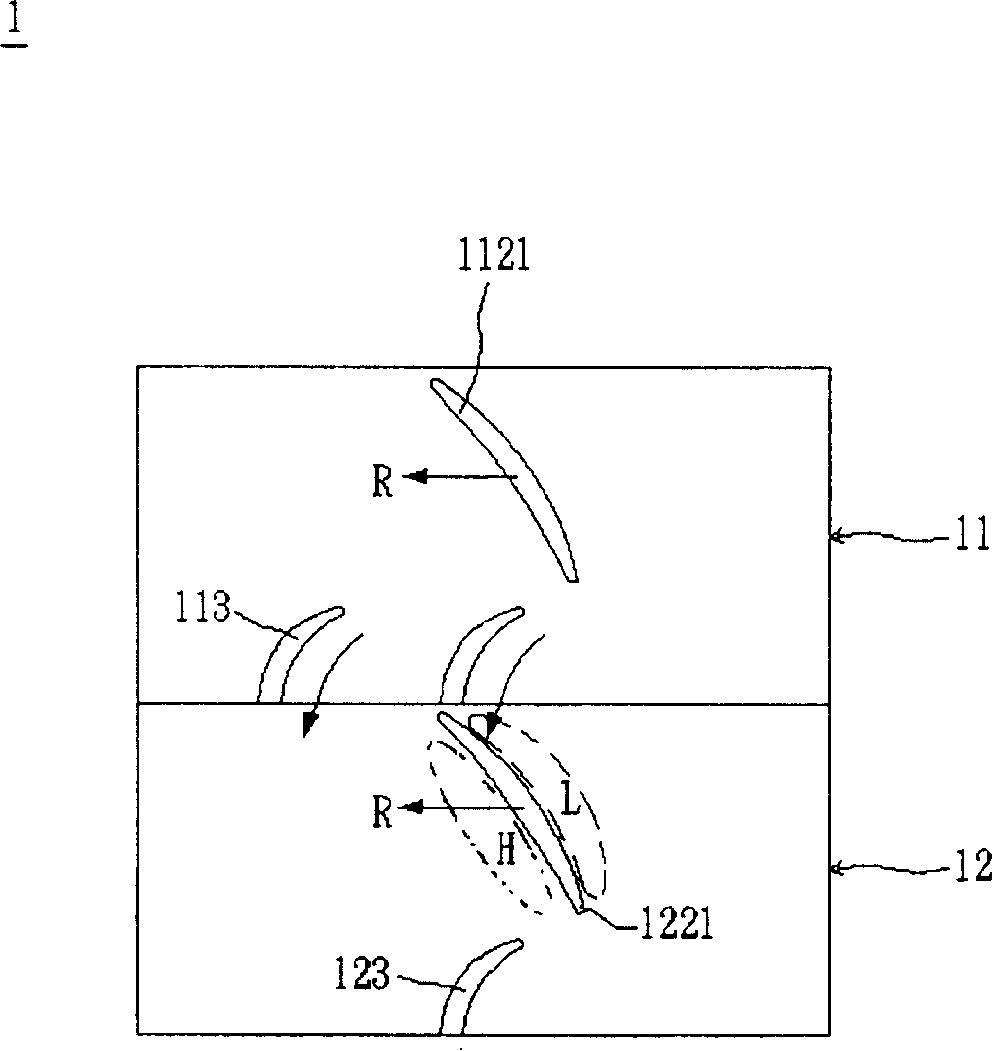 Airflow commutating device and serial fan