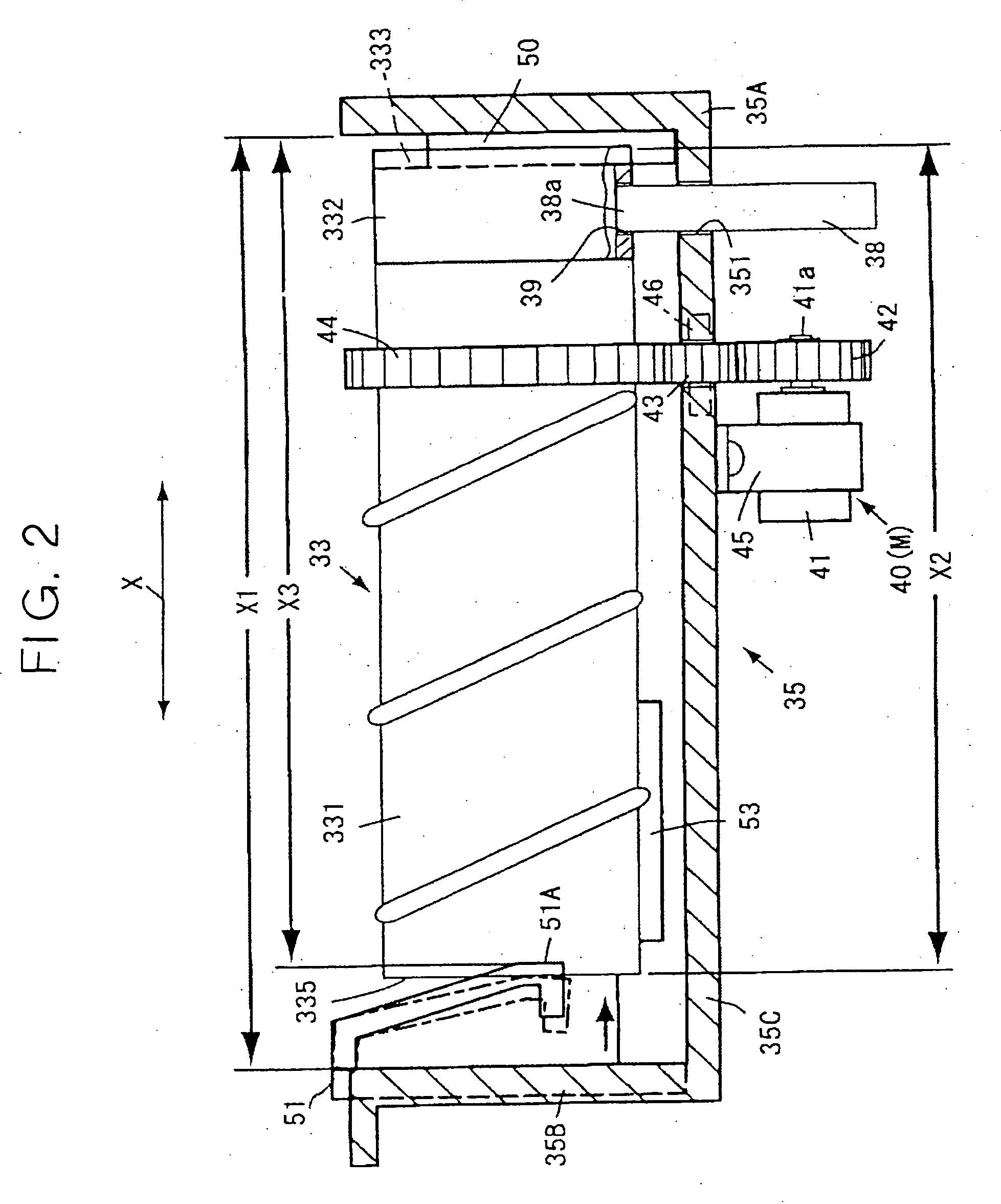 Image forming device and mounting member for mounting a toner container thereon