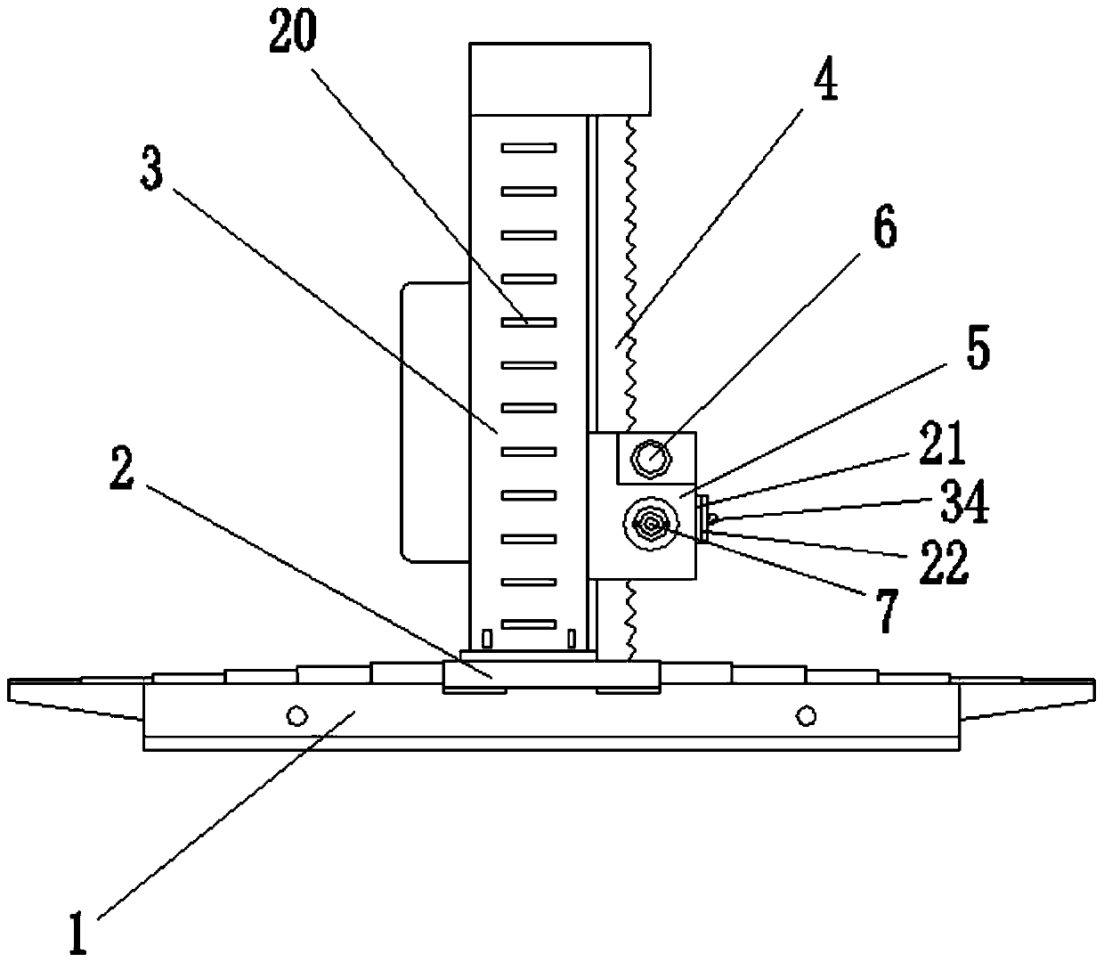 Boring and milling device with welding gun feeding function