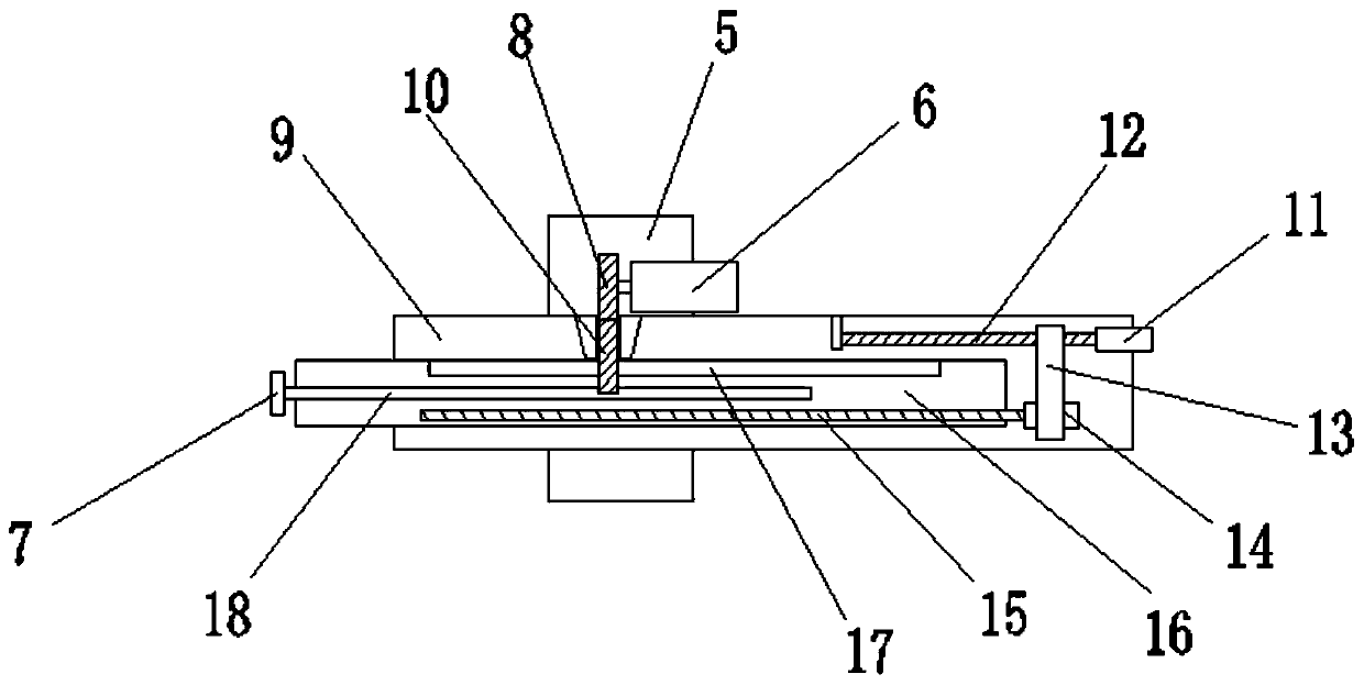 Boring and milling device with welding gun feeding function