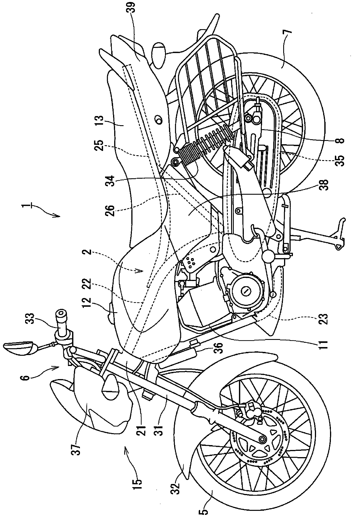 Lubricating oil channel structure of internal combustion engine