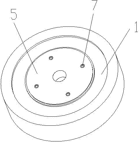 Yarn pressing wheel of loom