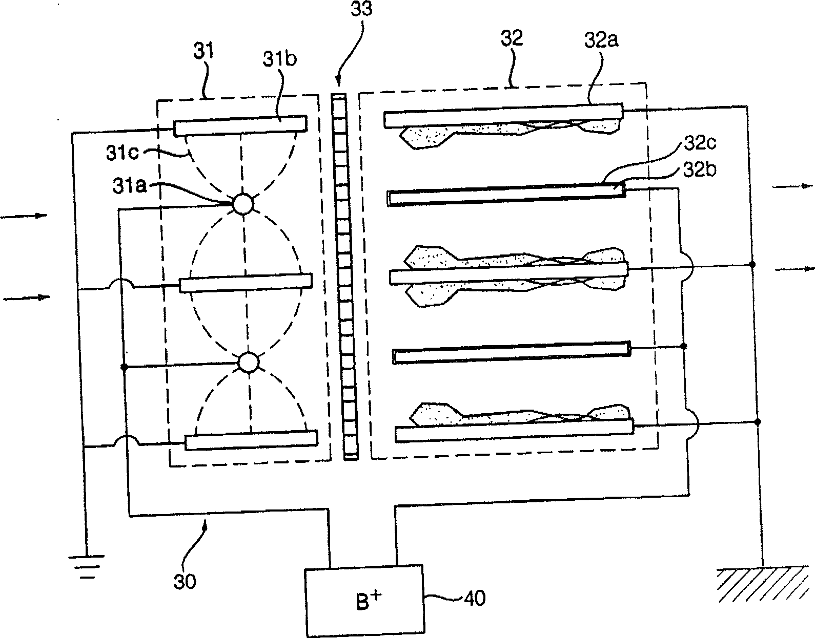 Electronic dust-collecting filter of air purifier
