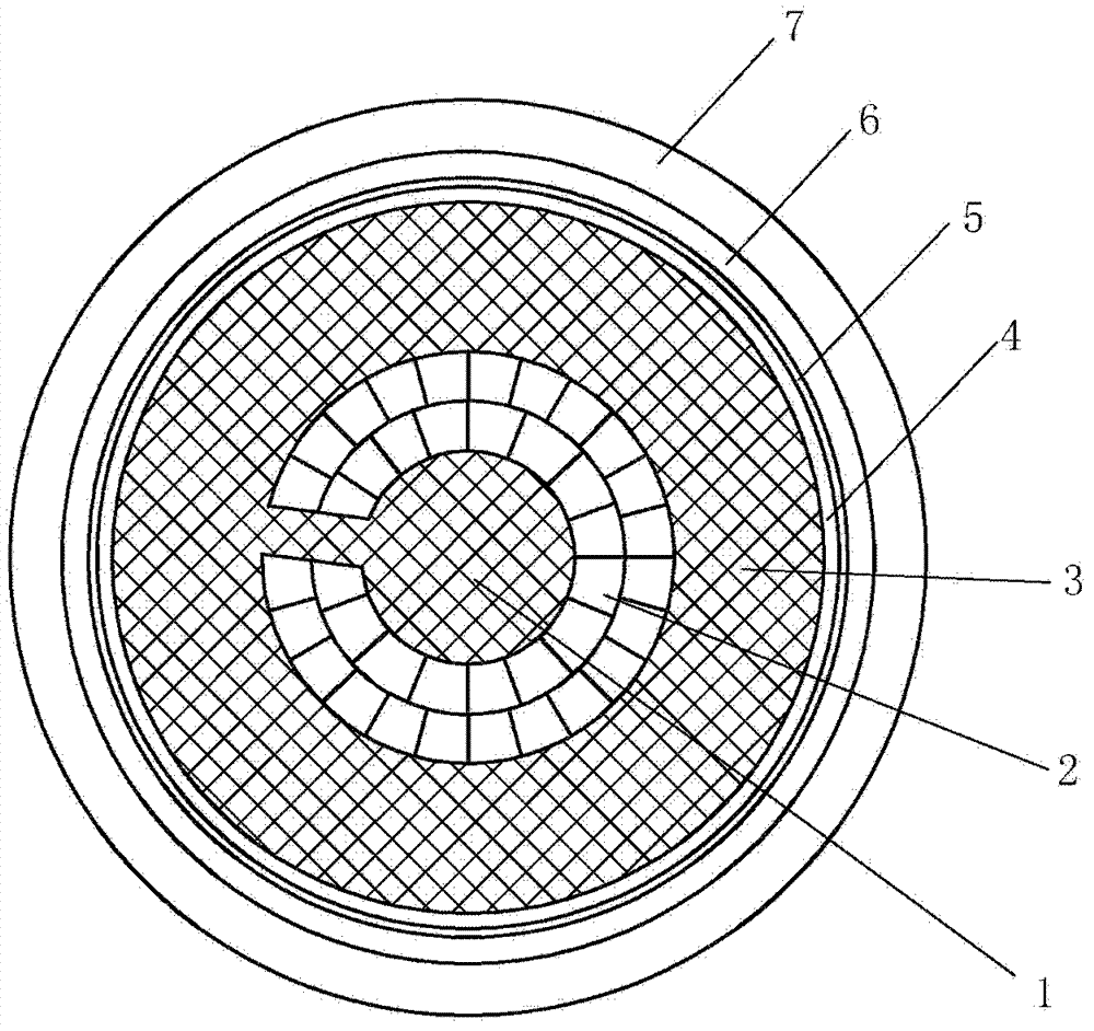 Diameter-expanding cable