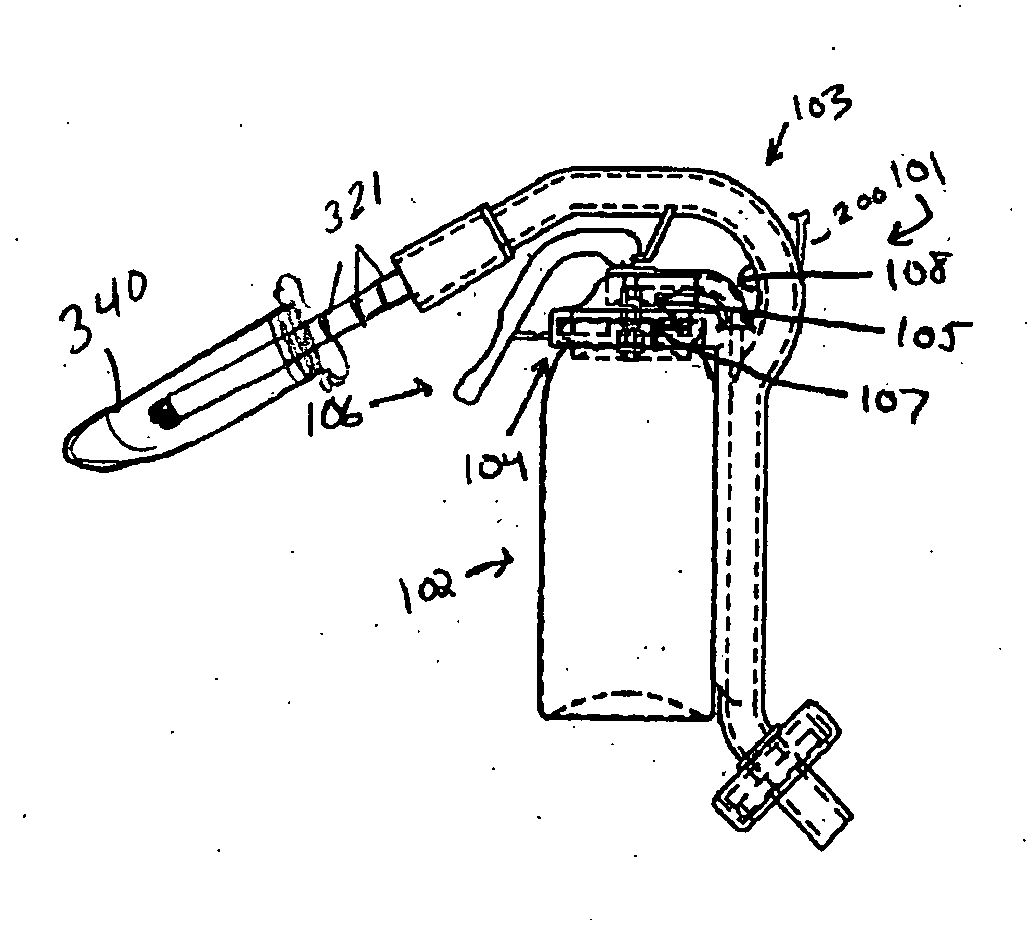 Portable suction device